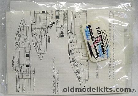 Airmodel 1/72 F8U-IT Two Seat and RF-8 Recon Crusader Conversion - Bagged, 24 plastic model kit